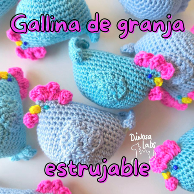 Gallina De Granja Estrujable