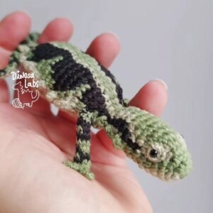 Dragón Barbudo verde