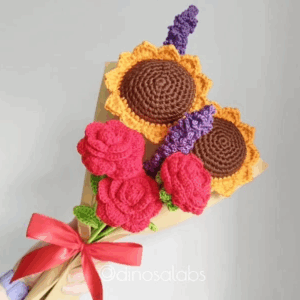 Ramo con girasoles (ejemplo de ramo)
