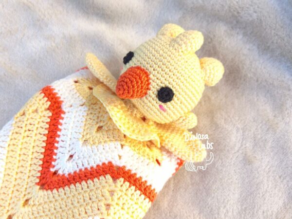 ¡Kweh! Manta de apego Chocobo - Imagen 4