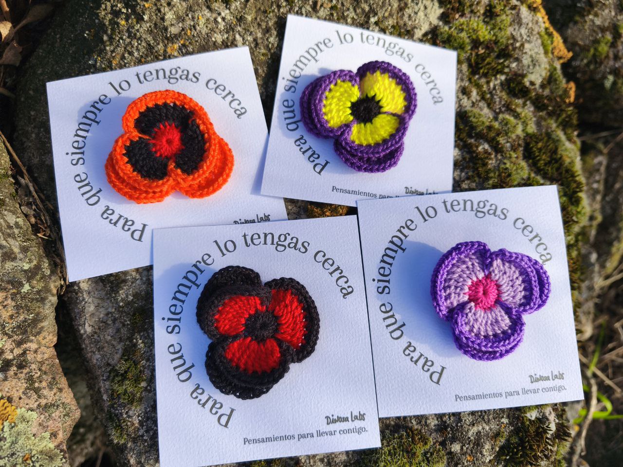 Pensamiento - Broche - Imagen 3