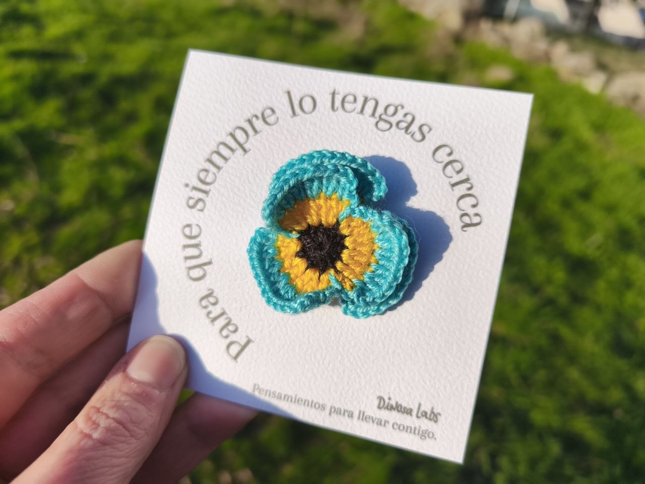 Pensamiento - Broche - Imagen 4