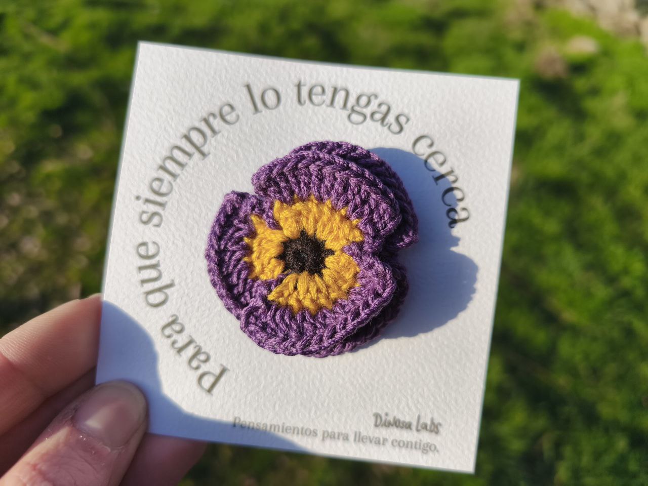 Pensamiento - Broche - Imagen 8