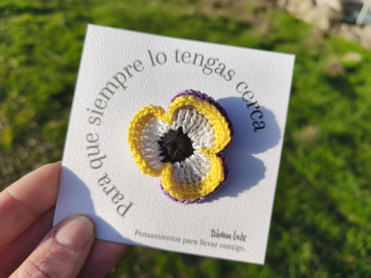 Pensamiento - Broche - Imagen 3