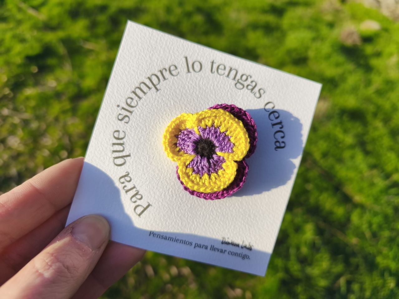 Pensamiento - Broche - Imagen 7