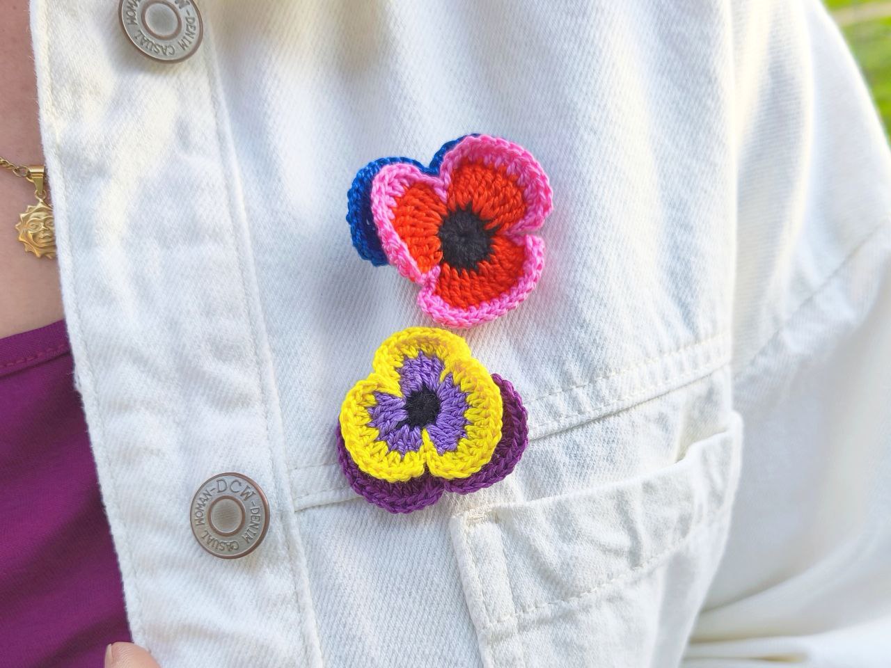 Pensamiento - Broche - Imagen 5