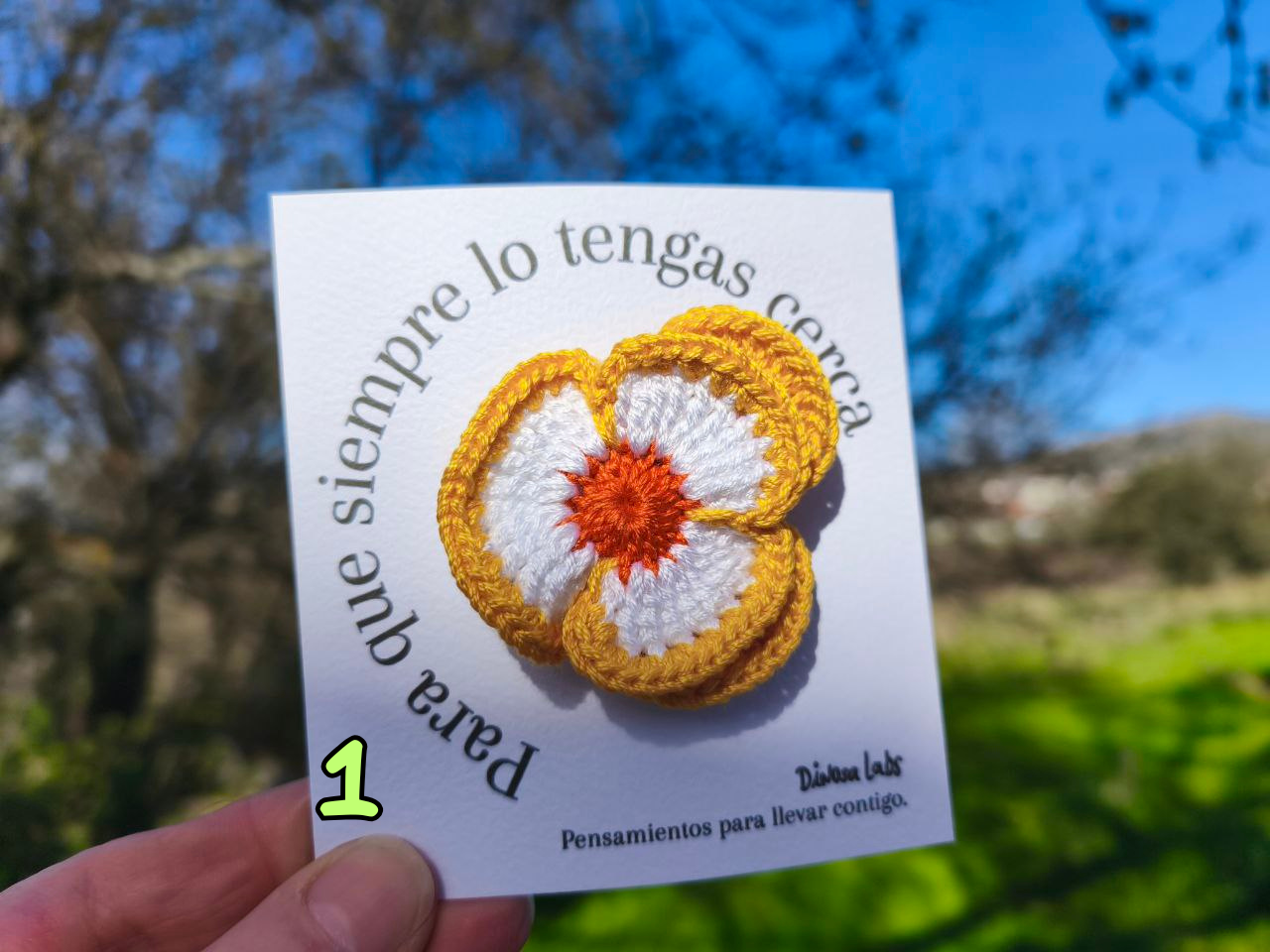 Pensamiento - Broche - Imagen 4