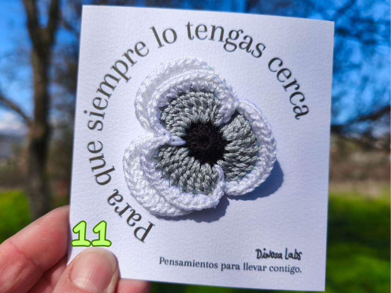 Pensamiento - Broche - Imagen 14