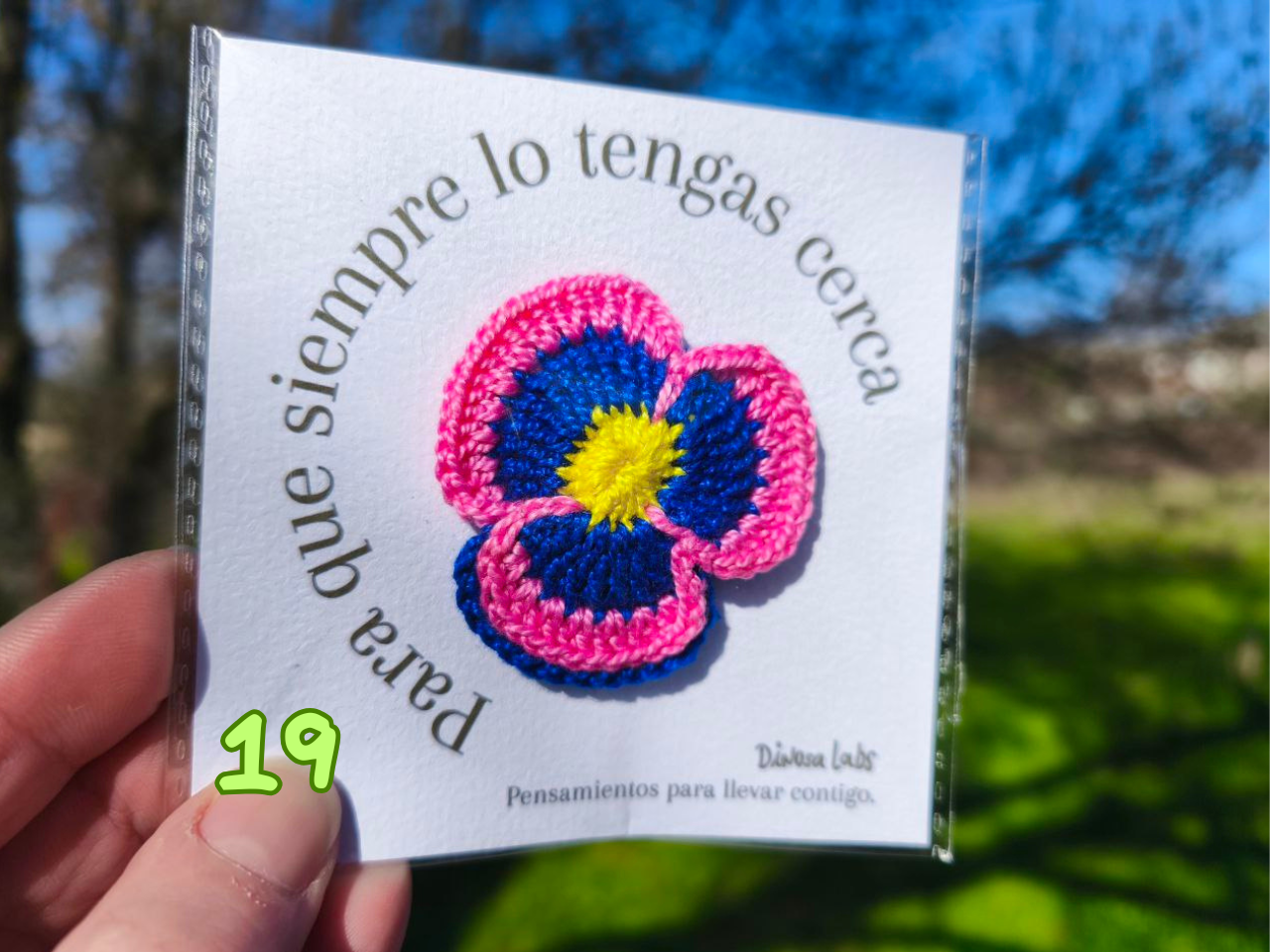 Pensamiento - Broche - Imagen 22