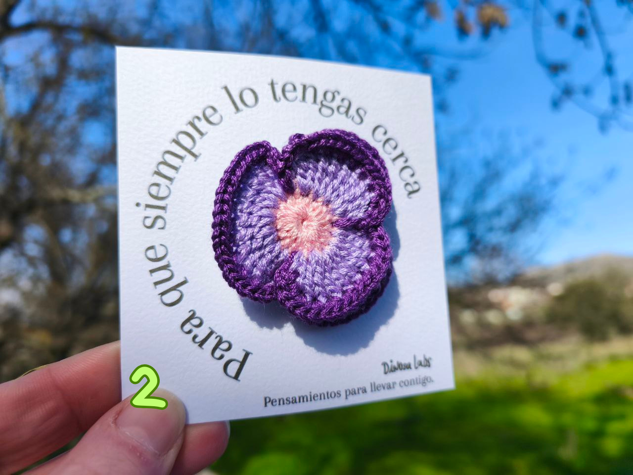 Pensamiento - Broche - Imagen 5