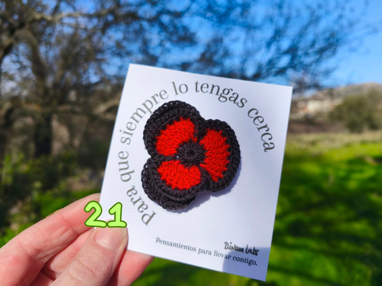 Pensamiento - Broche - Imagen 24