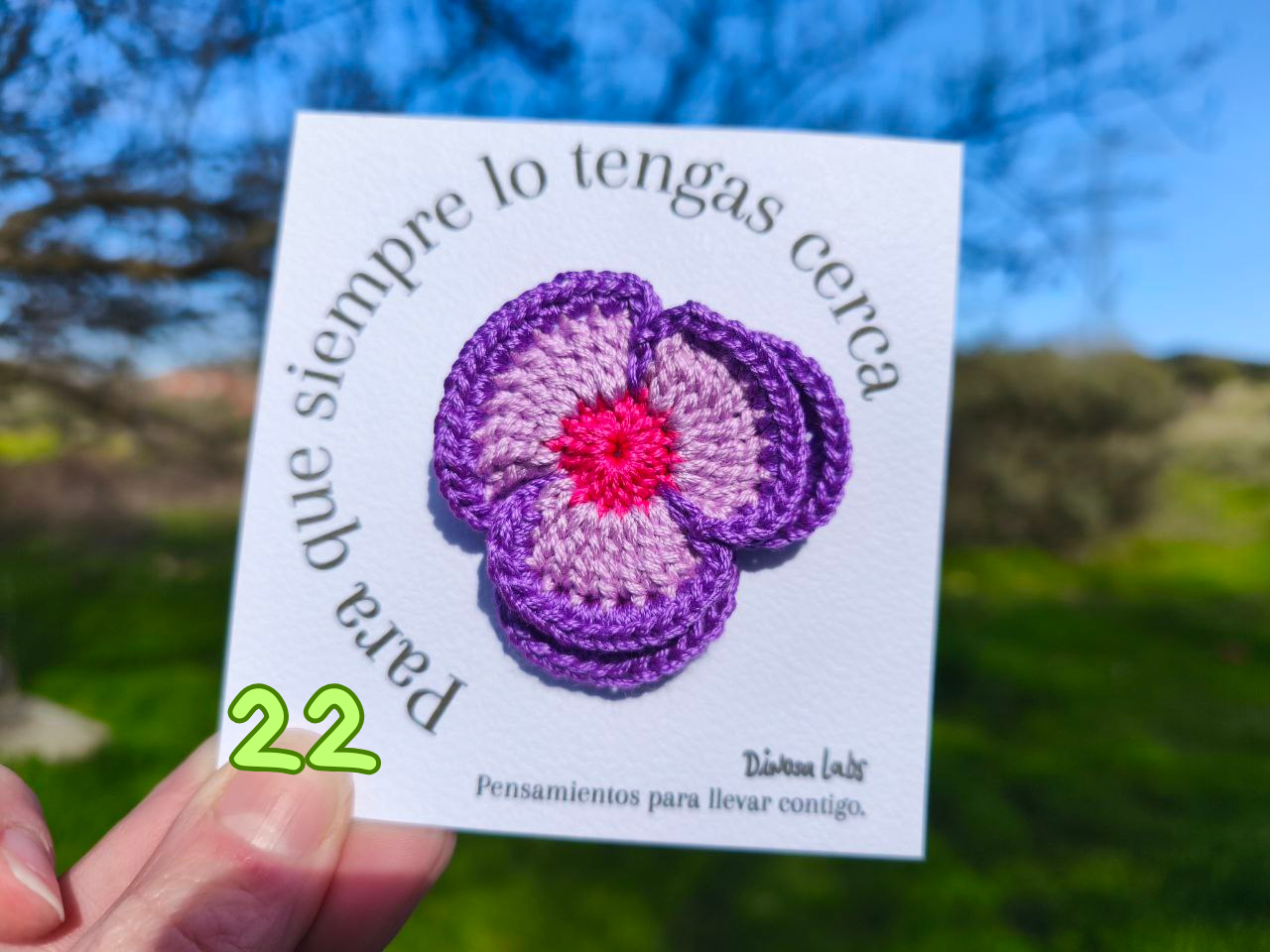 Pensamiento - Broche - Imagen 25