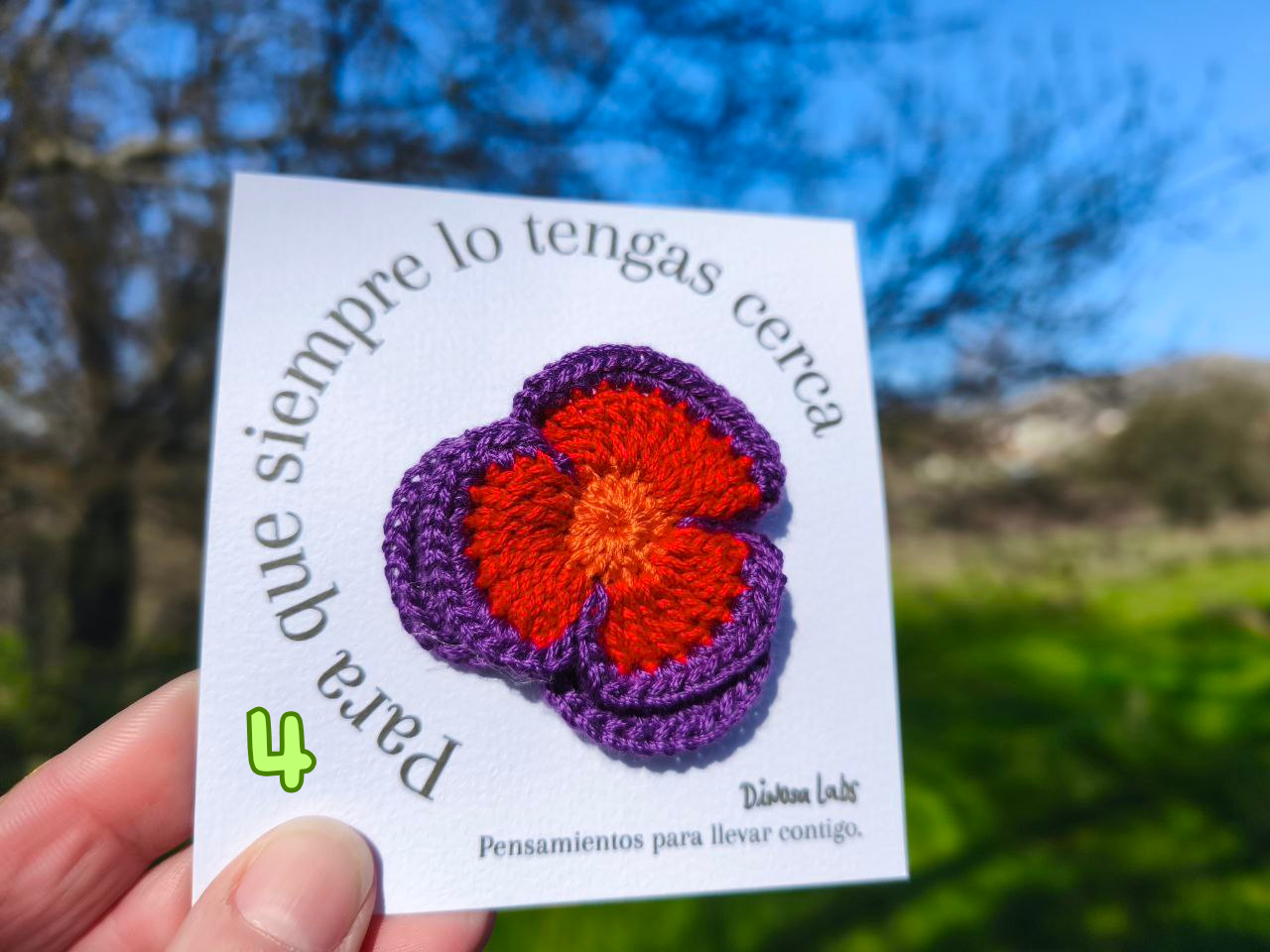 Pensamiento - Broche - Imagen 7