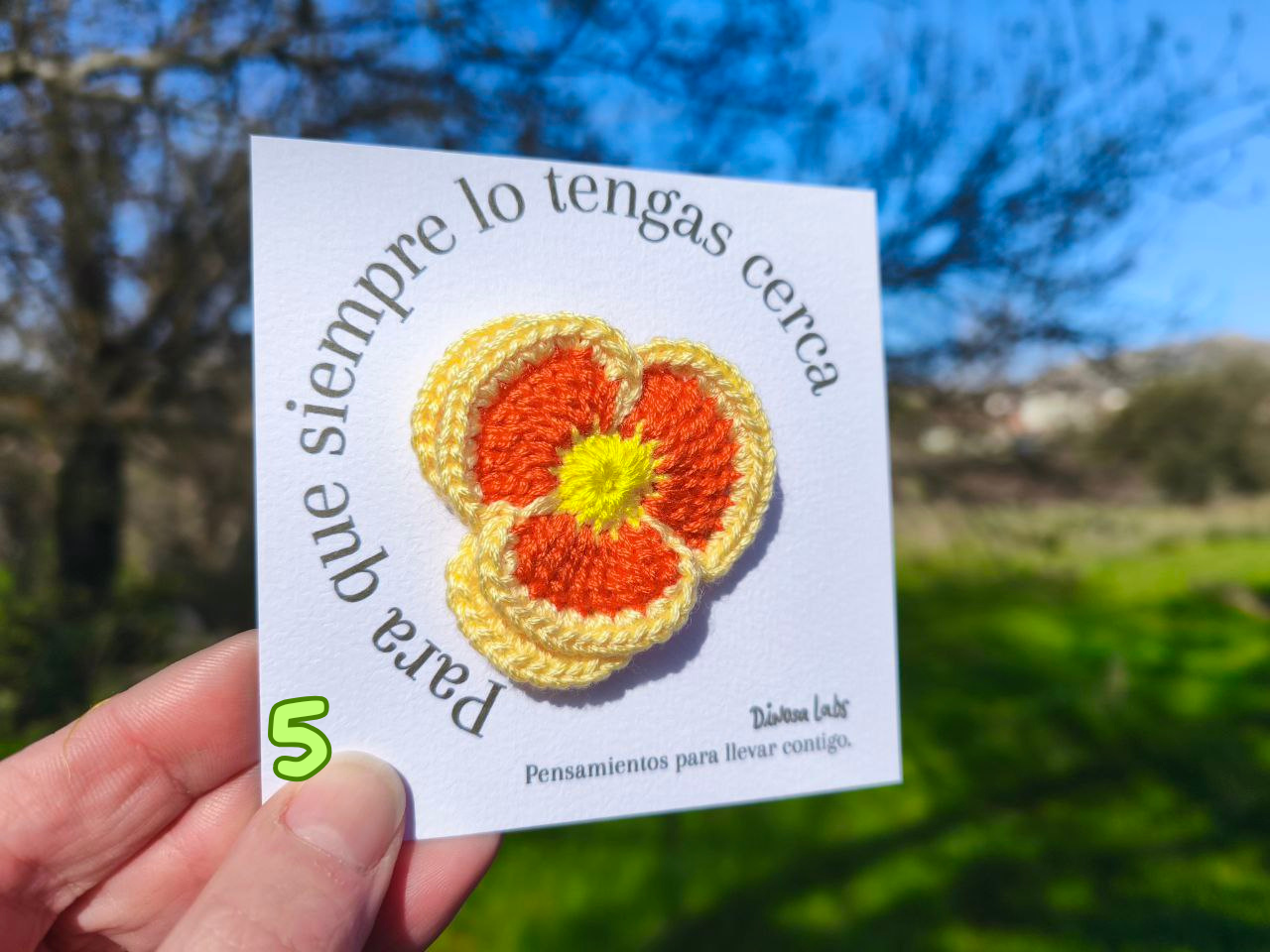 Pensamiento - Broche - Imagen 8