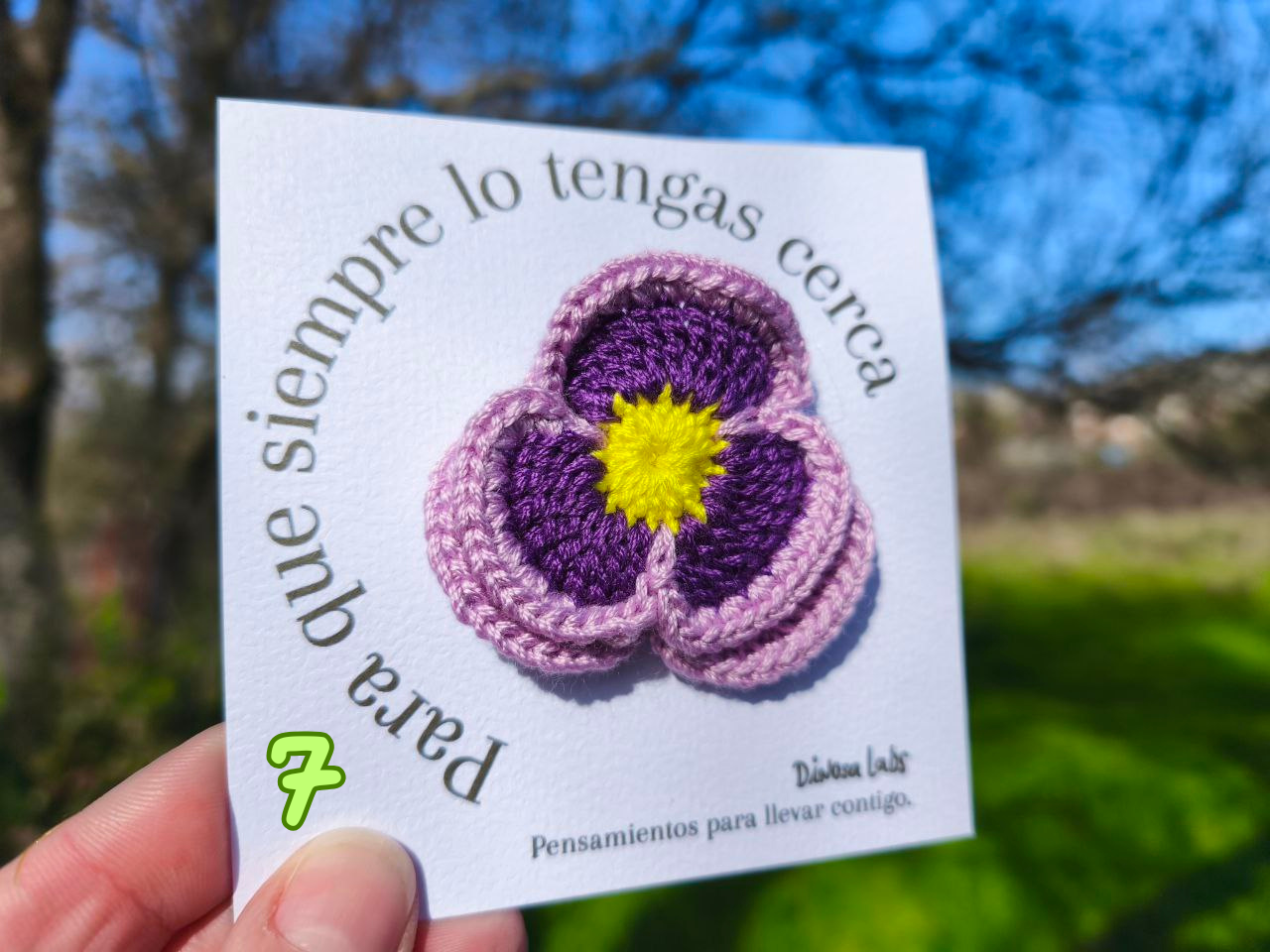 Pensamiento - Broche - Imagen 10