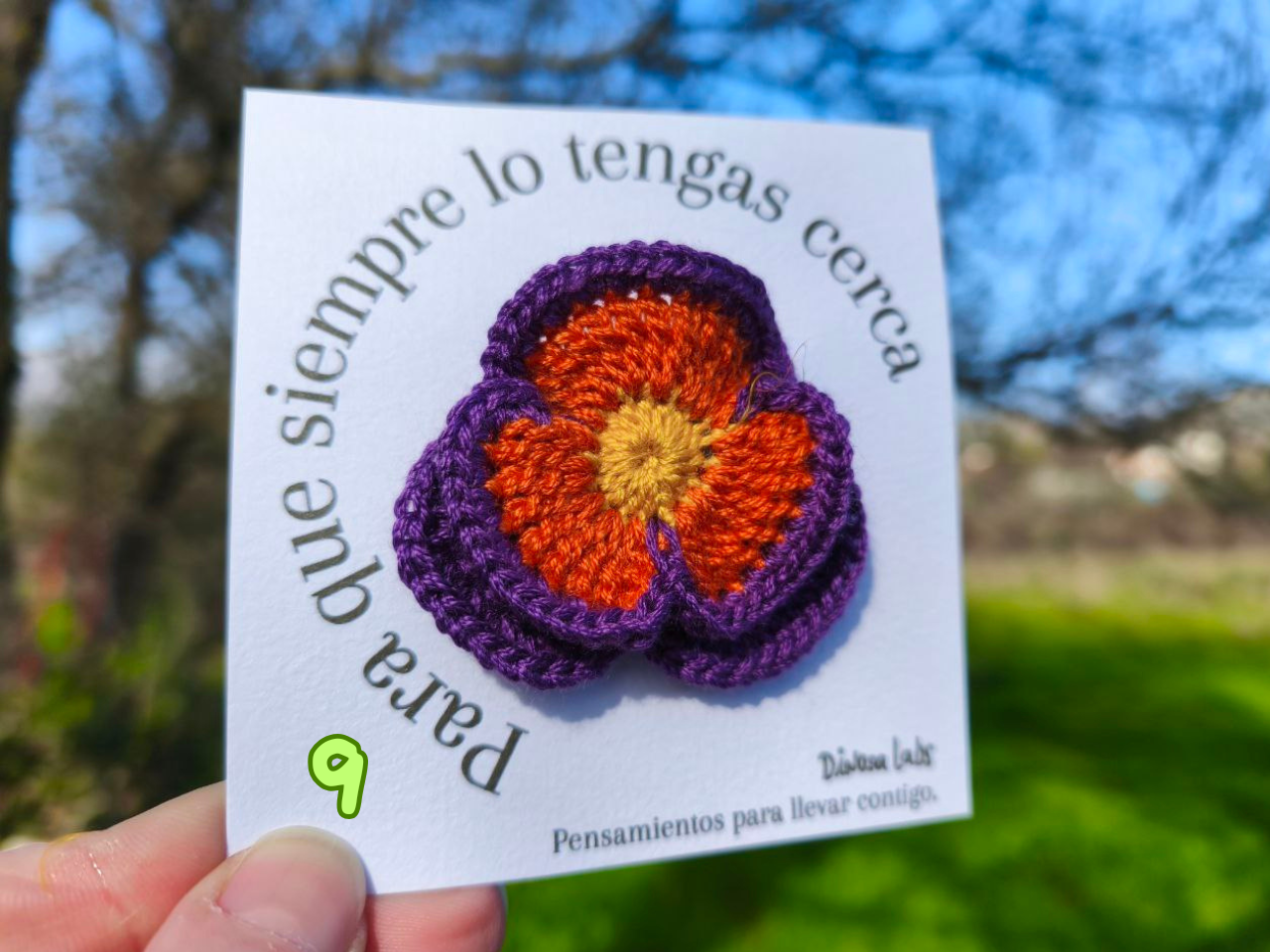 Pensamiento - Broche - Imagen 12