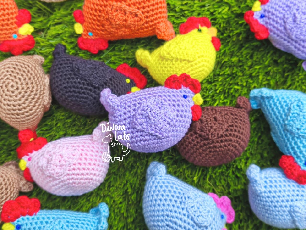 Gallina de granja estrujable